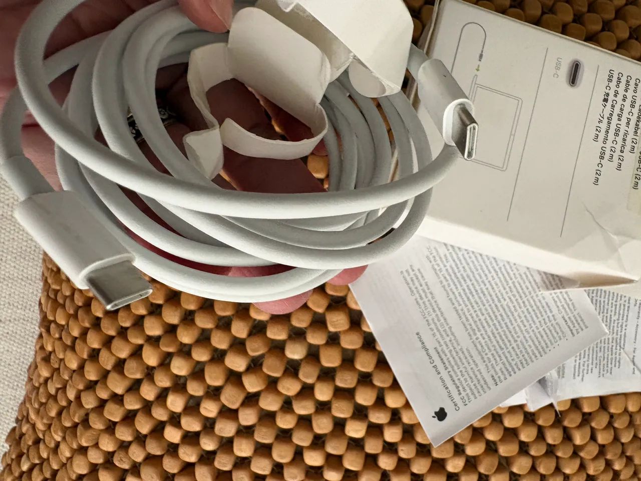 Cabo USB-C  Charge cable 2 metros  - Foto 3