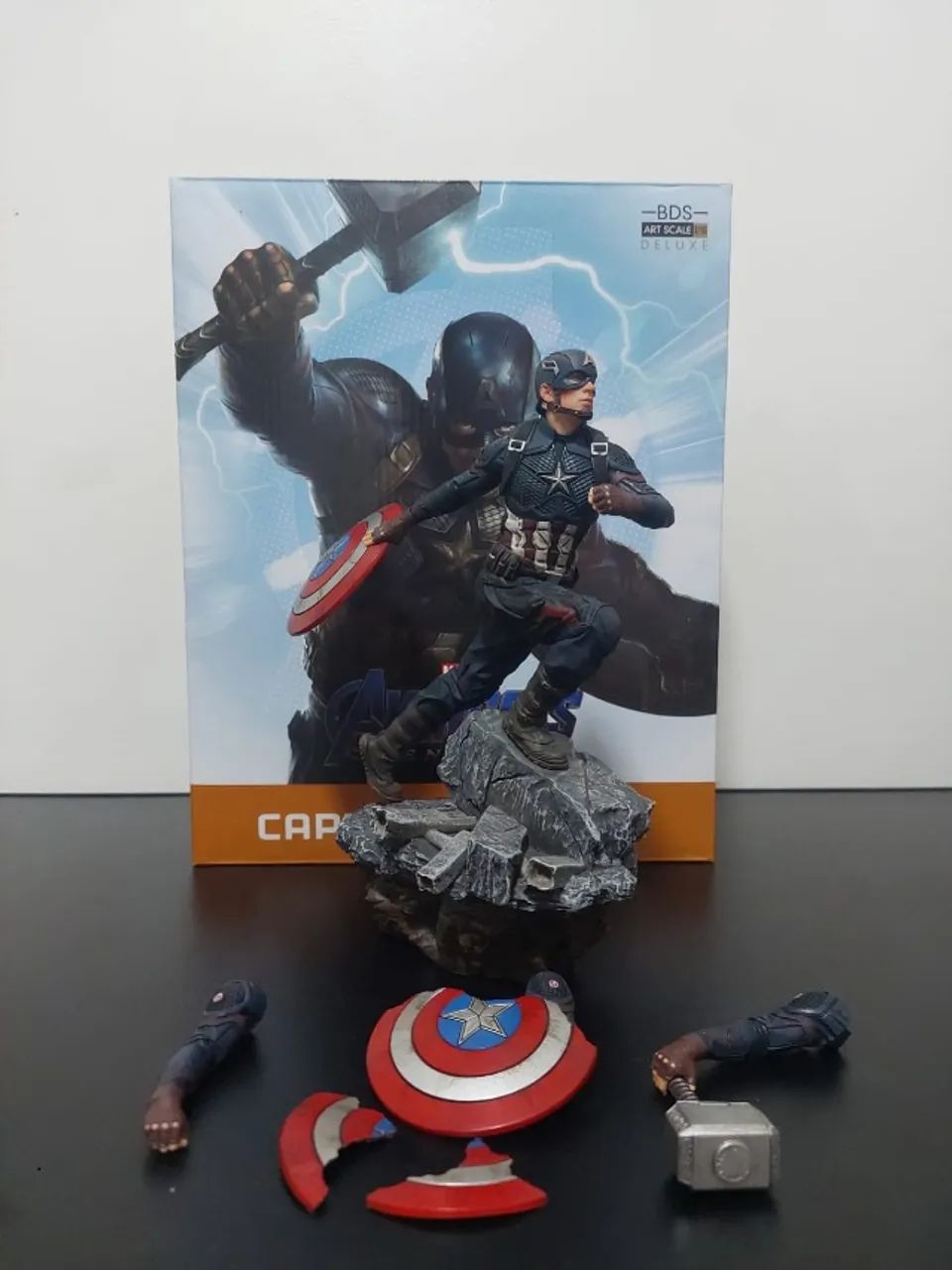 Captain America Deluxe - Avengers: End Game - Art Scale 1/10 - Iron Studios - Foto 4