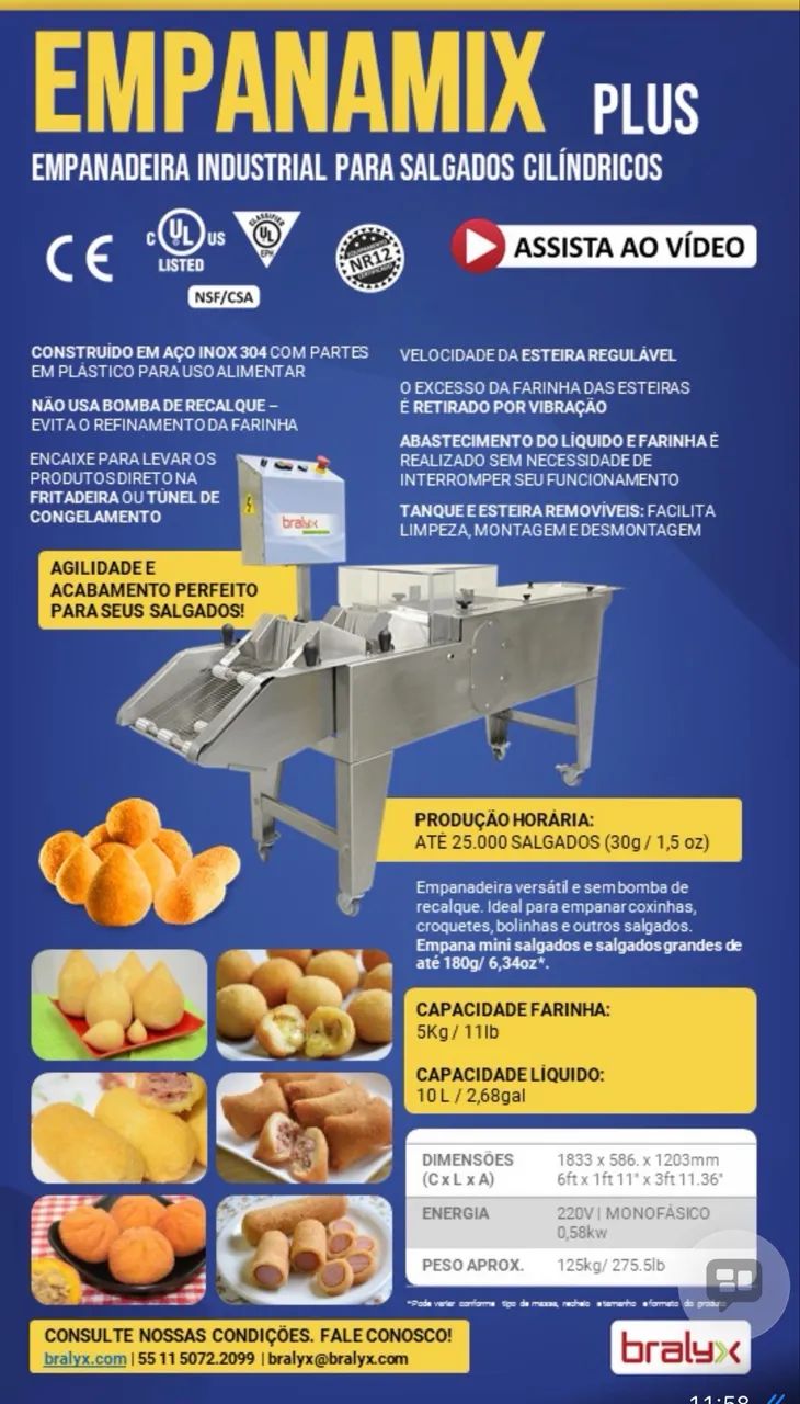 EQUIPAMENTOS PRA FABRICAÇAO DE SALGADOS . - Foto 2