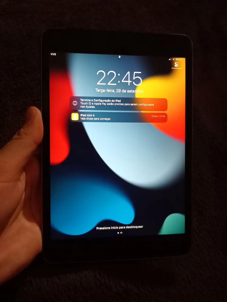 Ipad 4 mini 4 64gb, Versão com entrada para  celular (4g/Celular)  e Wi-Fi.semi novo - Foto 5