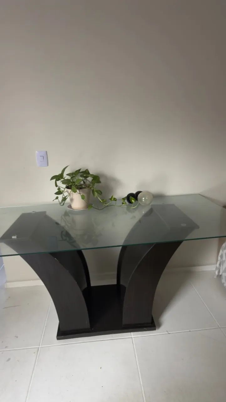 mesa de vidro 6 cadeiras  - Foto 3