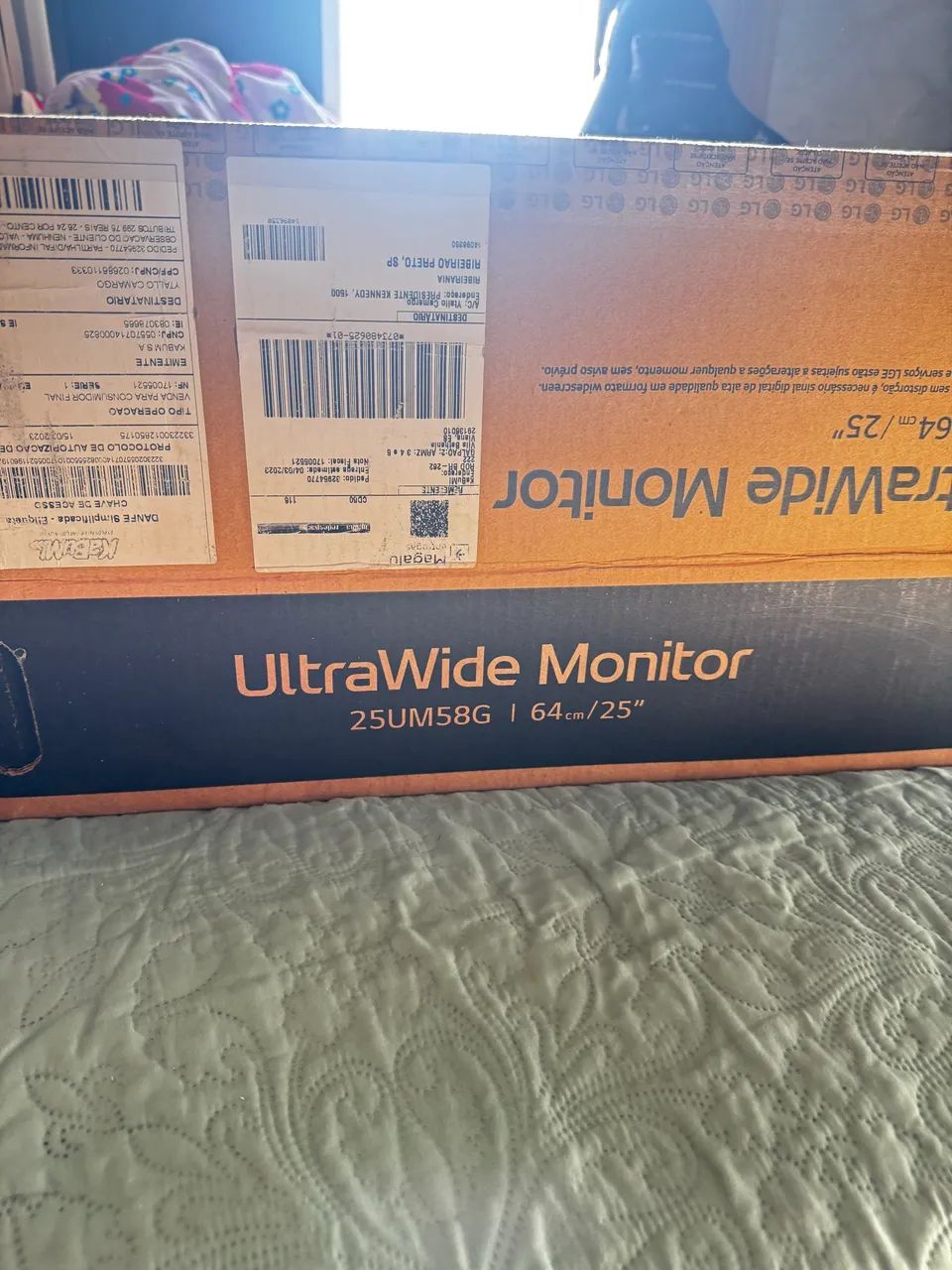 Monitor UltraWide LG game mode 25 polegadas novo NA CAIXA - Foto 2