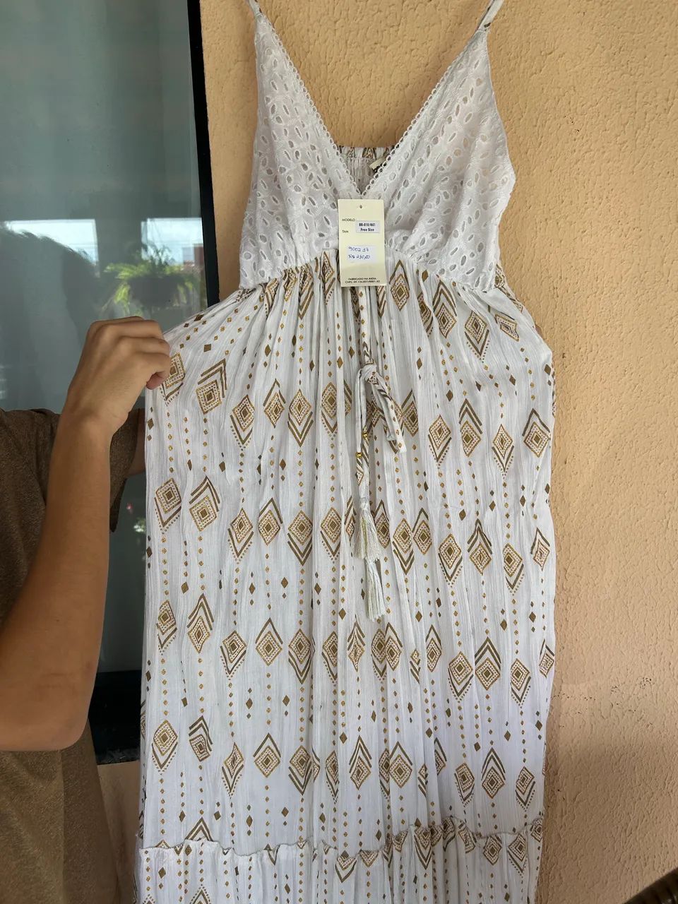 Vestido indiano com bordado nos seios  - Foto 2