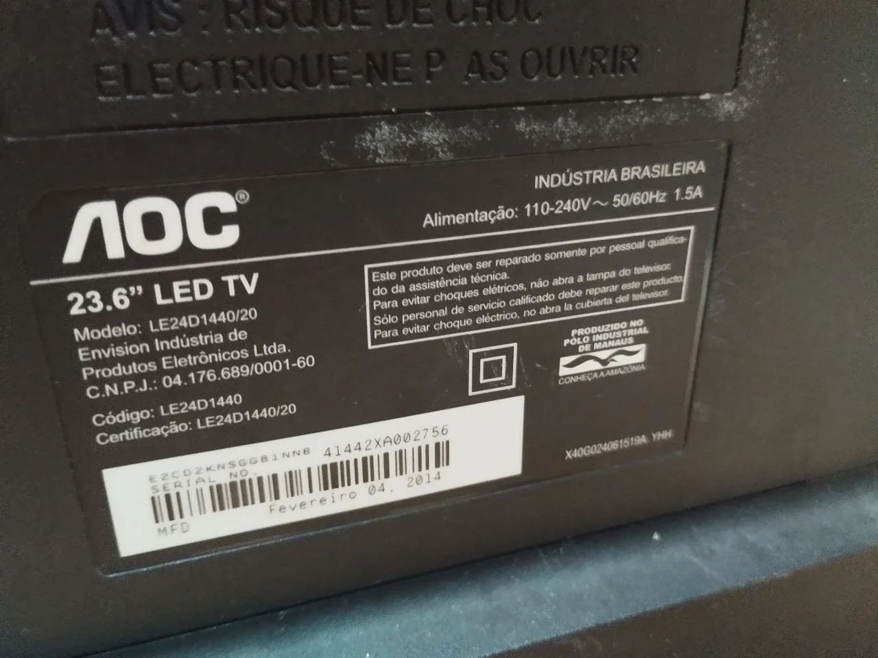 Tv AOC 24 ' LED/ 269$ - Foto 3