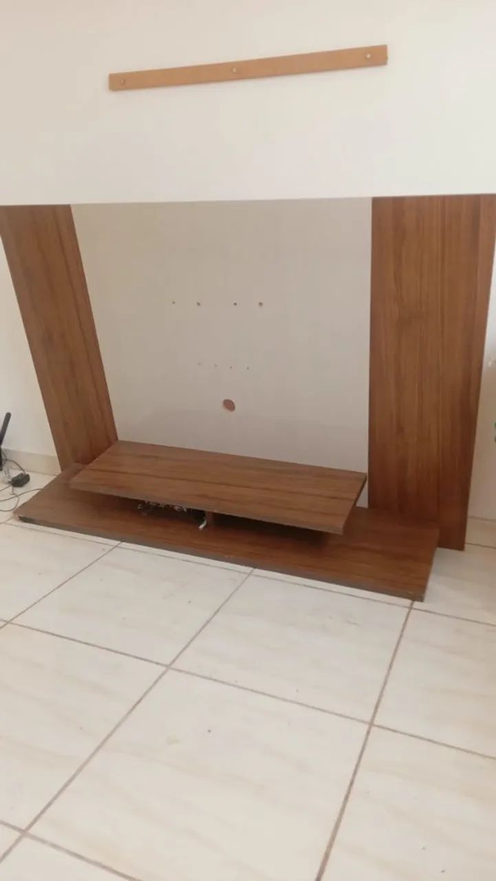 Rack tv parede 