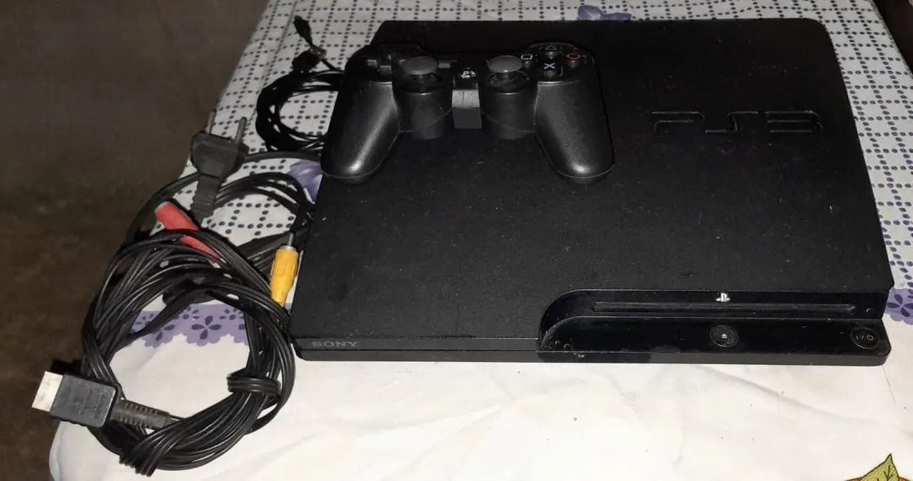 Playstation 3 ótimo com 1 controle e 14 jogos, aceitamos Pix e parcelamos nos cartões  - Foto 4