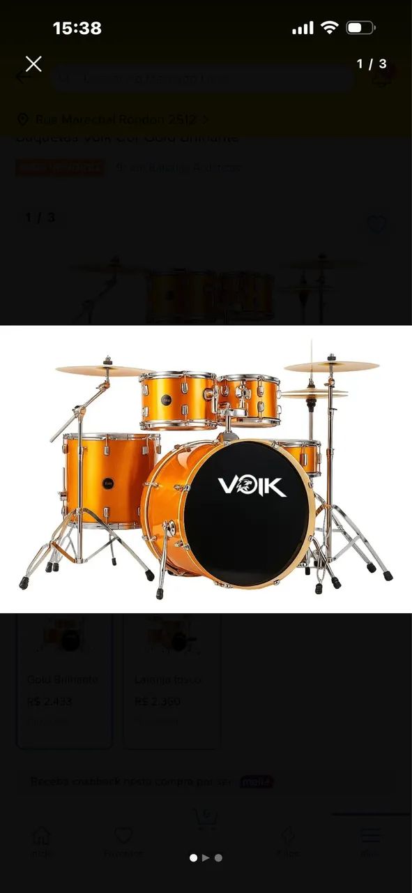 Bateria completa nova  - Foto 2