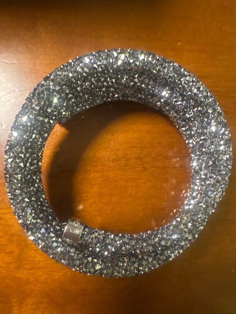 Pulseira Swarovski Crystaldust Original - Prata - Foto 4