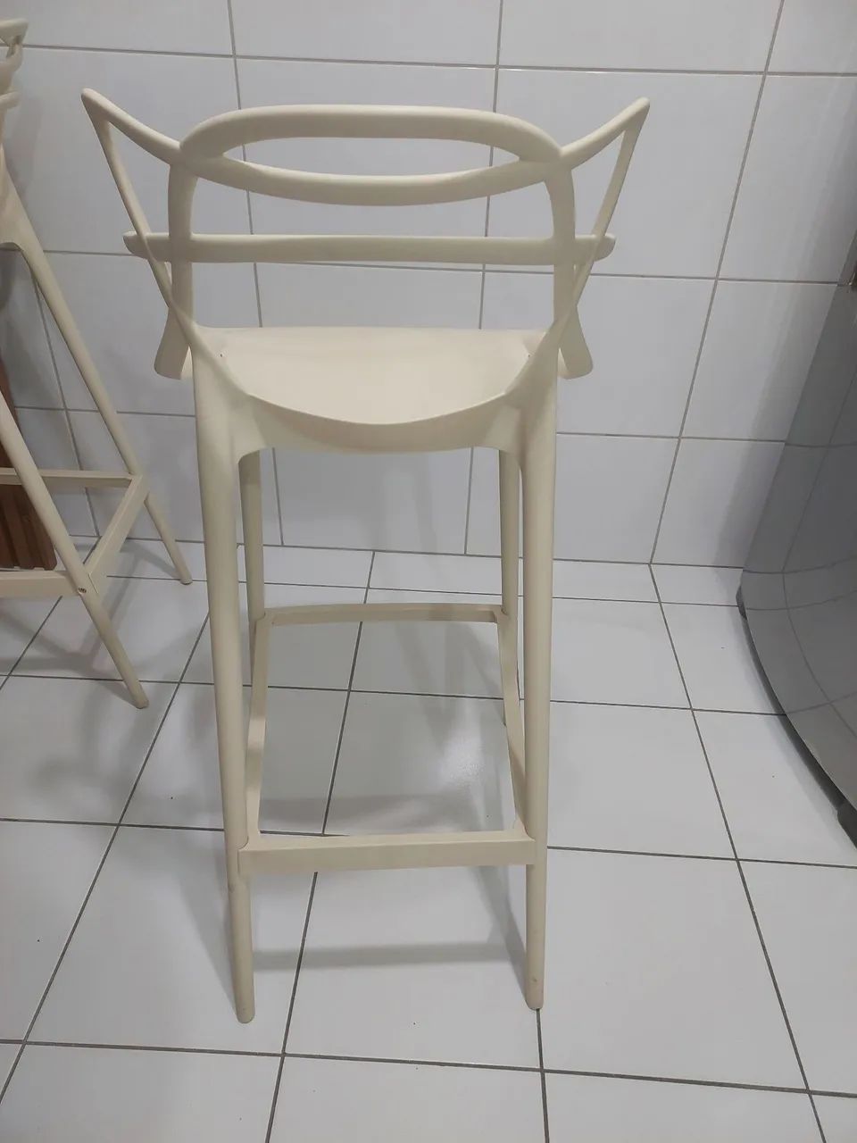 Conjunto Cadeira Marfim Polipropileno Allegra - Foto 2