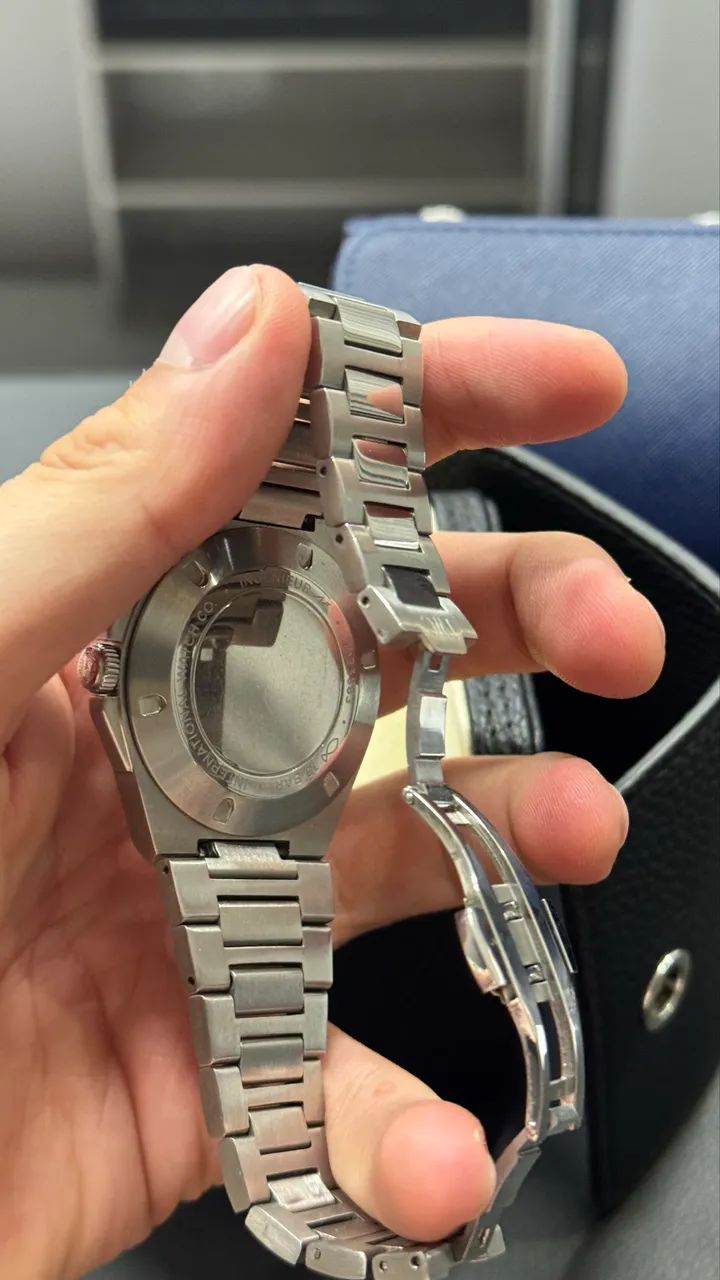 IWC Ingenieur Automatic - Mostrador Preto - Pulseira em Aço - Foto 5