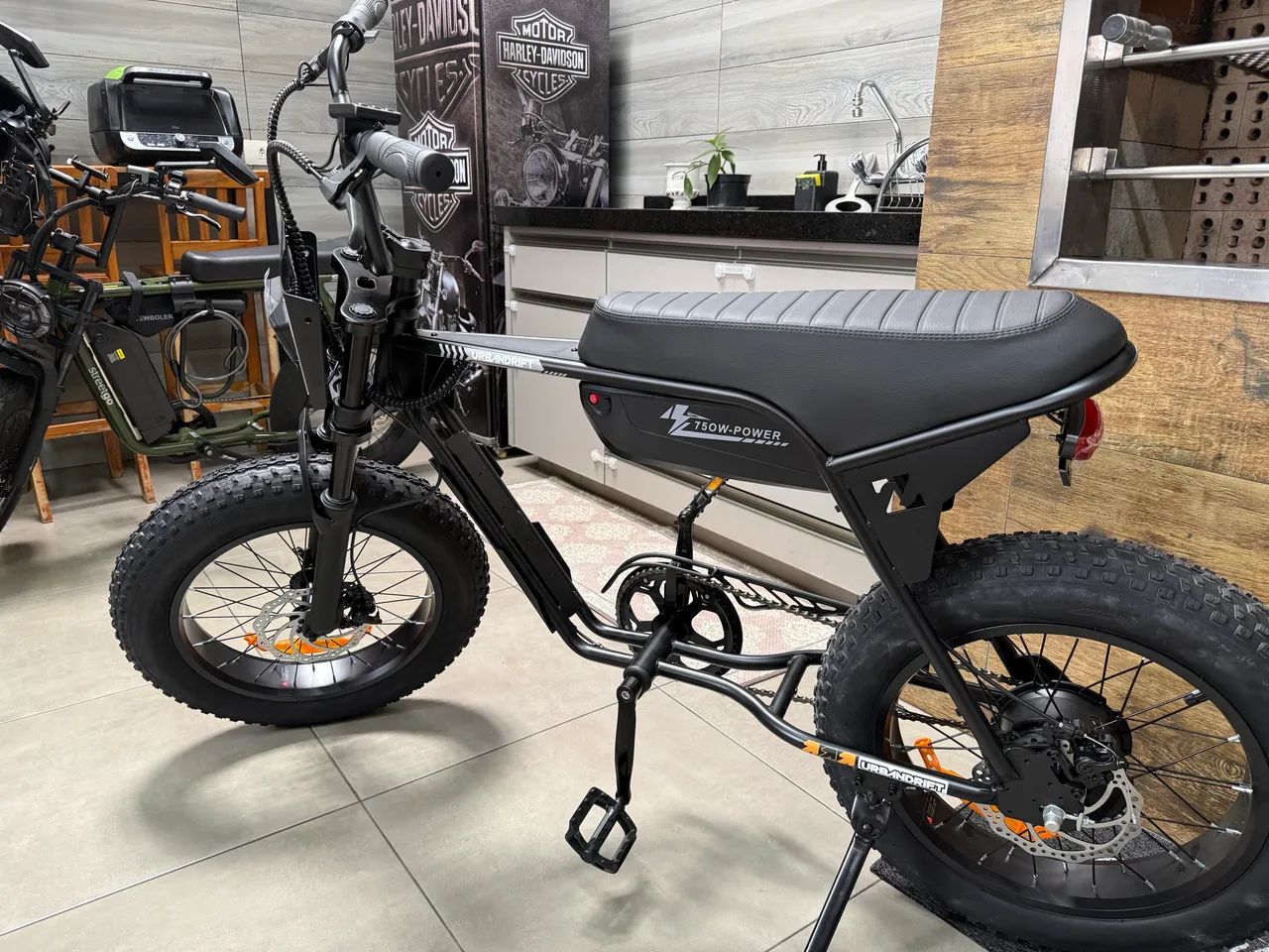 Bicicleta eletrica 750w 48v - Foto 2
