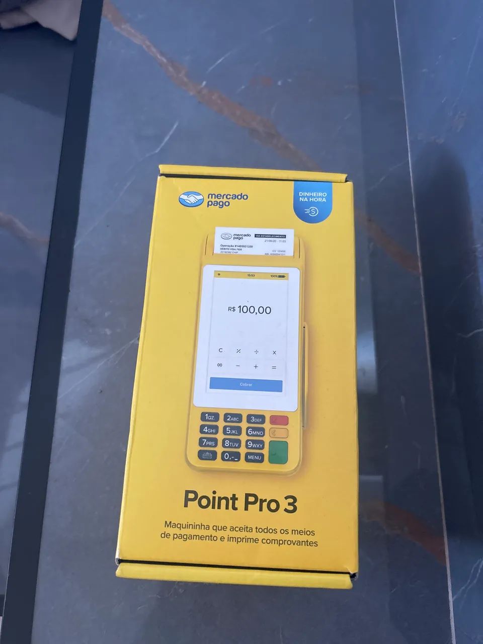 Point pro 3 máquina de cartão de crédito ! NOVA 
