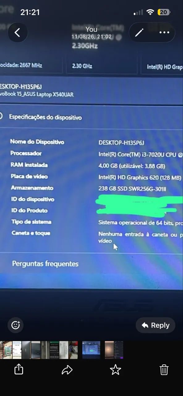 Notebook asus em excelentes condições  - Foto 4