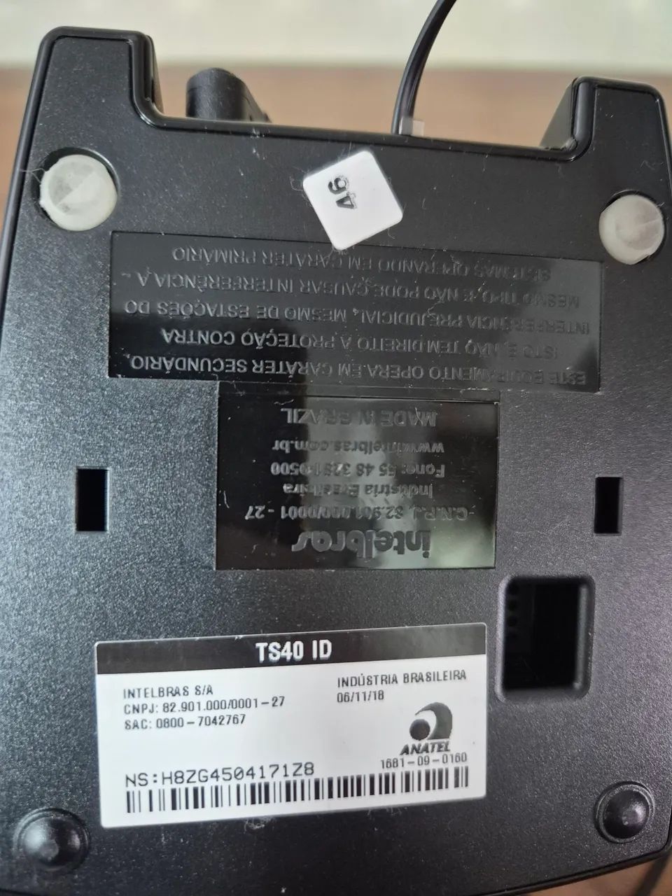 Telefone sem fio TS40 ID Intelbras - Foto 2
