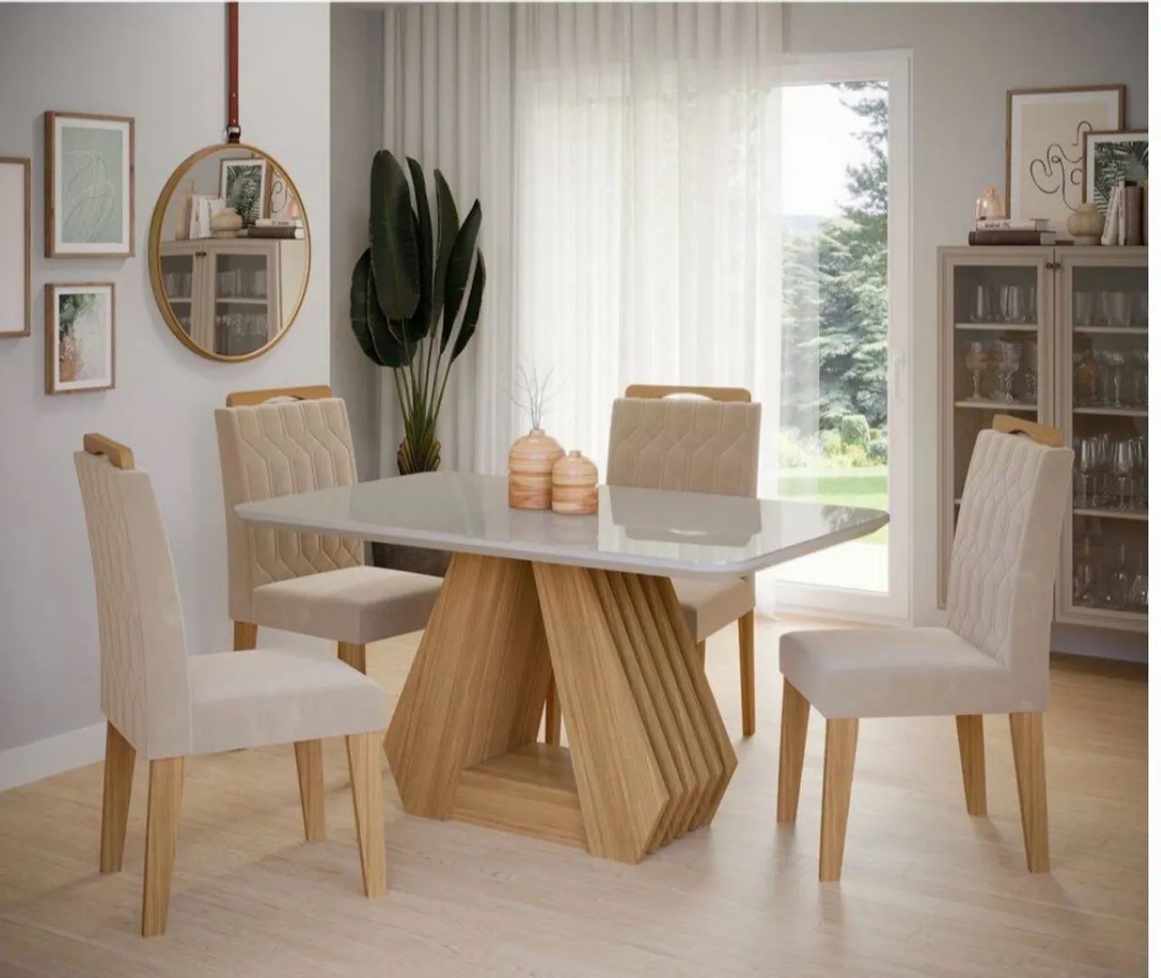 Mesa de jantar com 4 cadeiras  - Foto 4