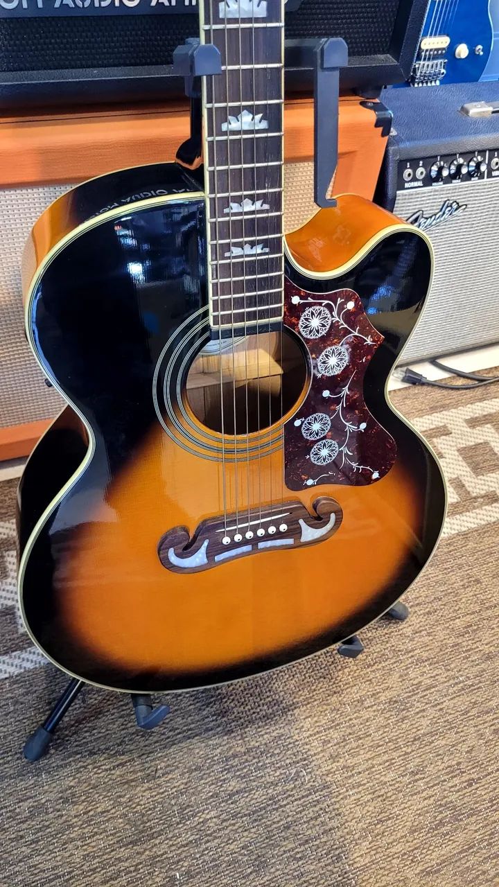 Violão Epiphone EJ-200CE - Foto 2