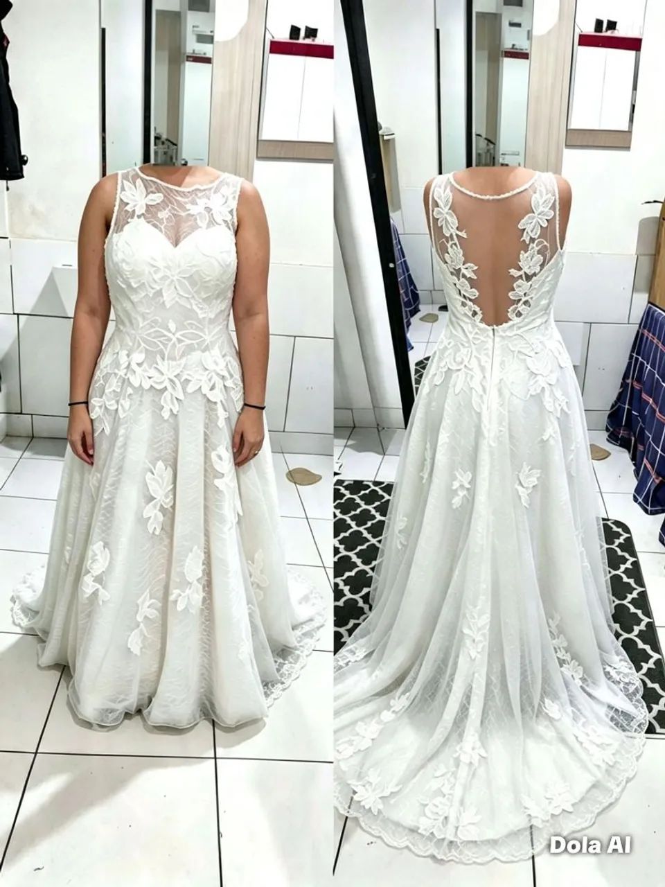 Vestido de noiva  38 e 40   tel *