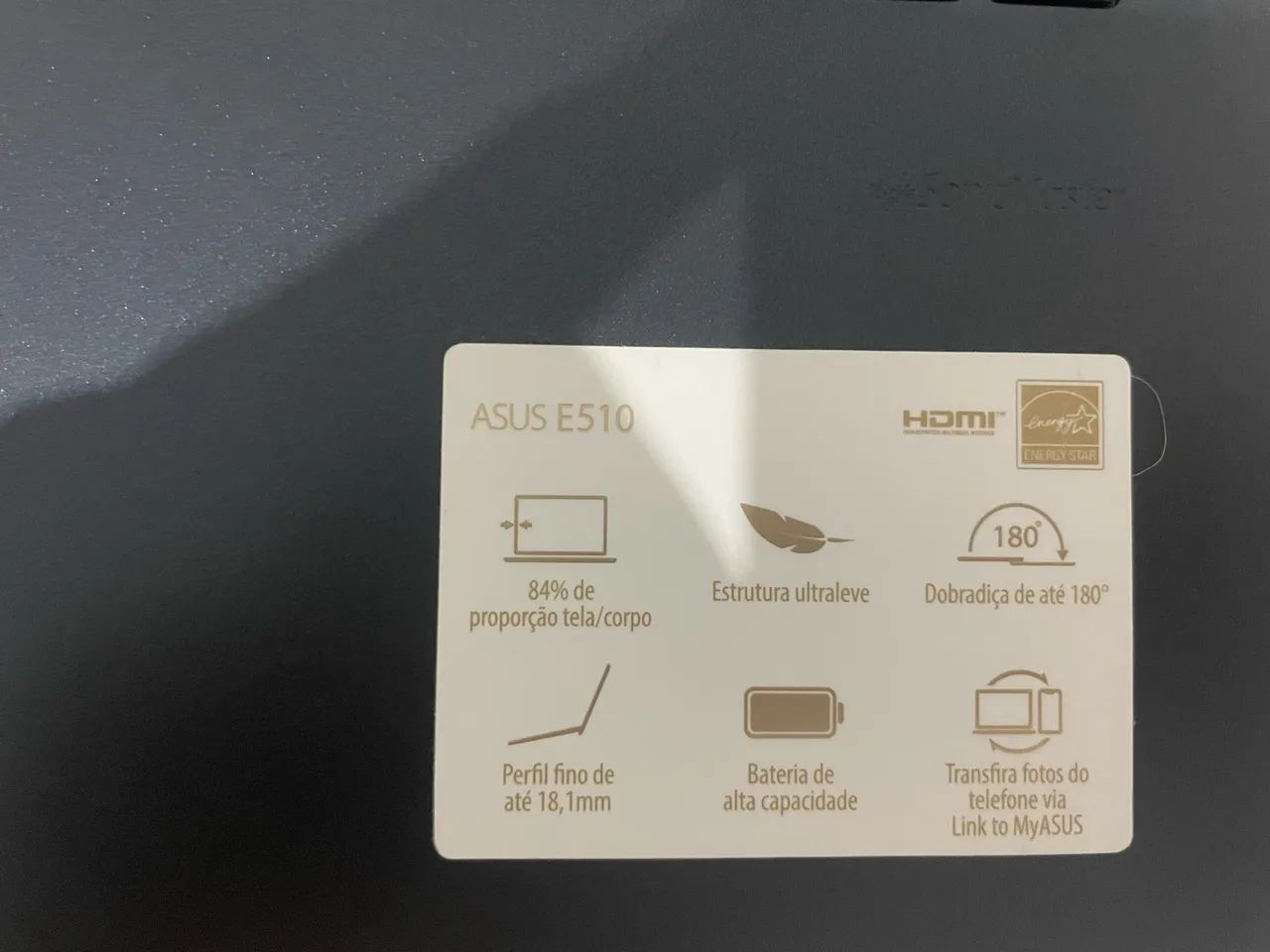 Notebook Asus E510 - Foto 5