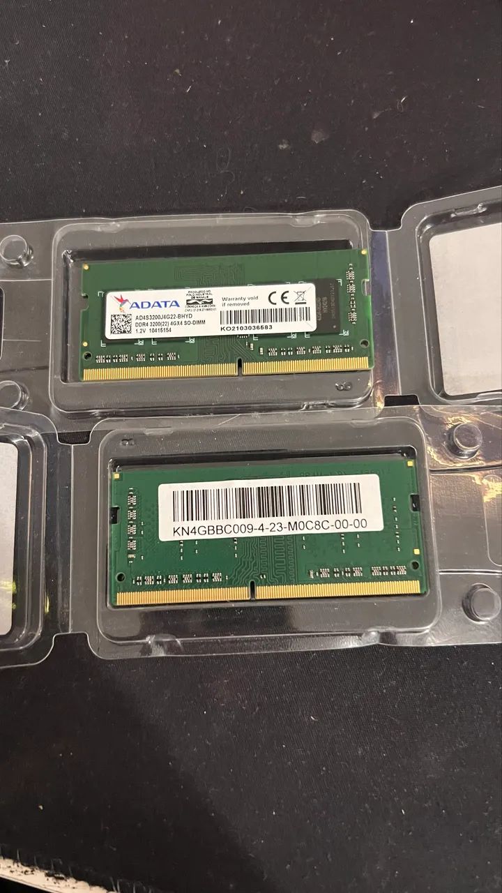 2x Memória Notebook DDR4 4GB - Foto 2