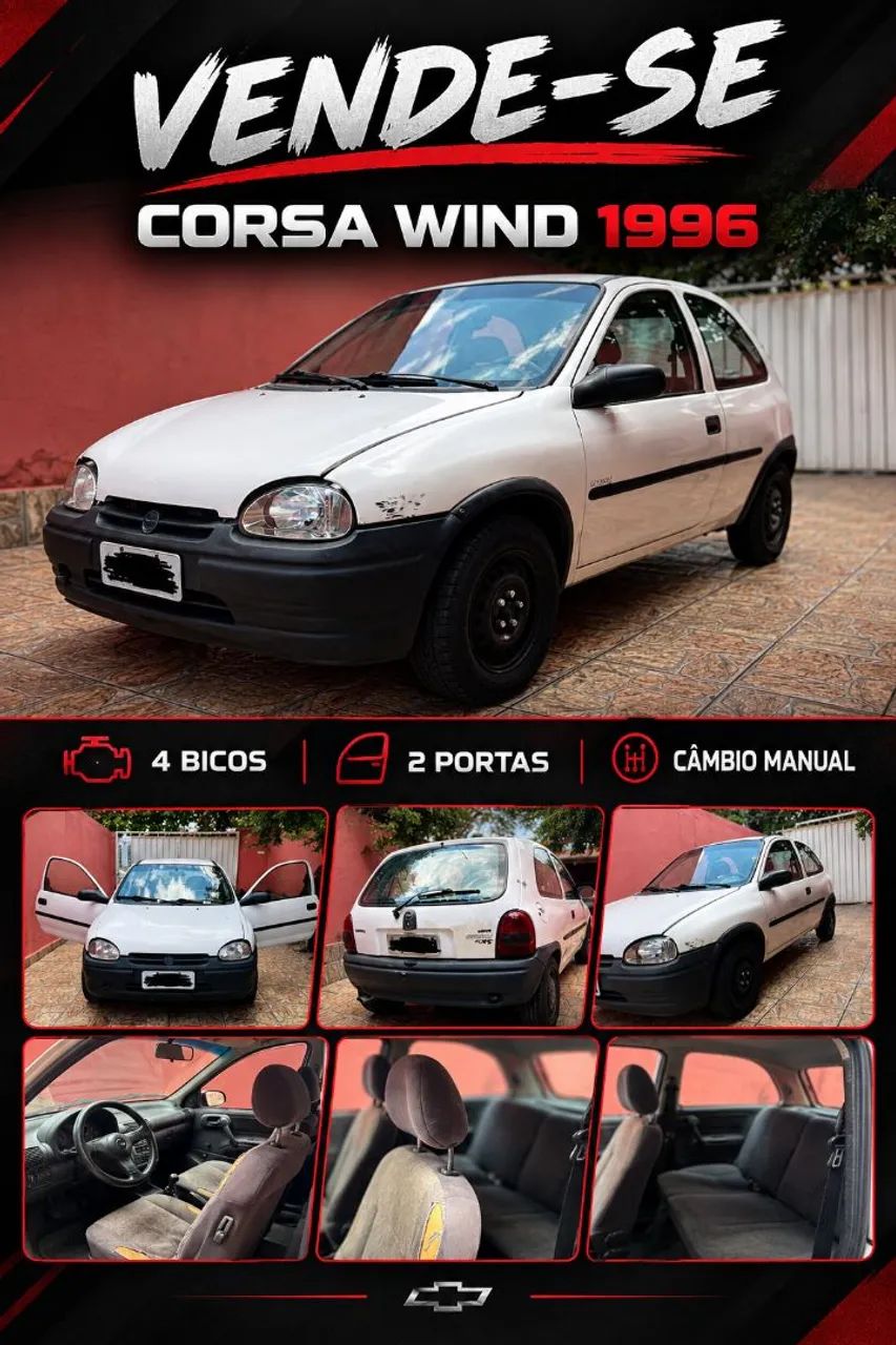 Chevrolet Corsa Wind 1.0 MPFI / EFI 2P 1996
