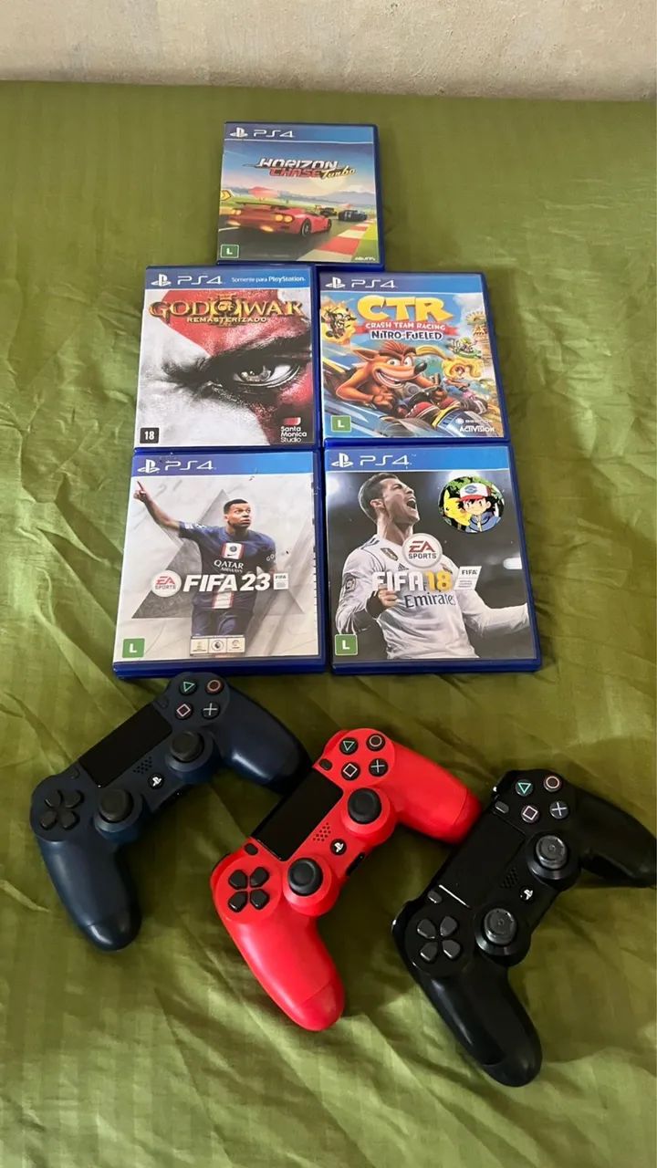 Ps4+ 4 controles 