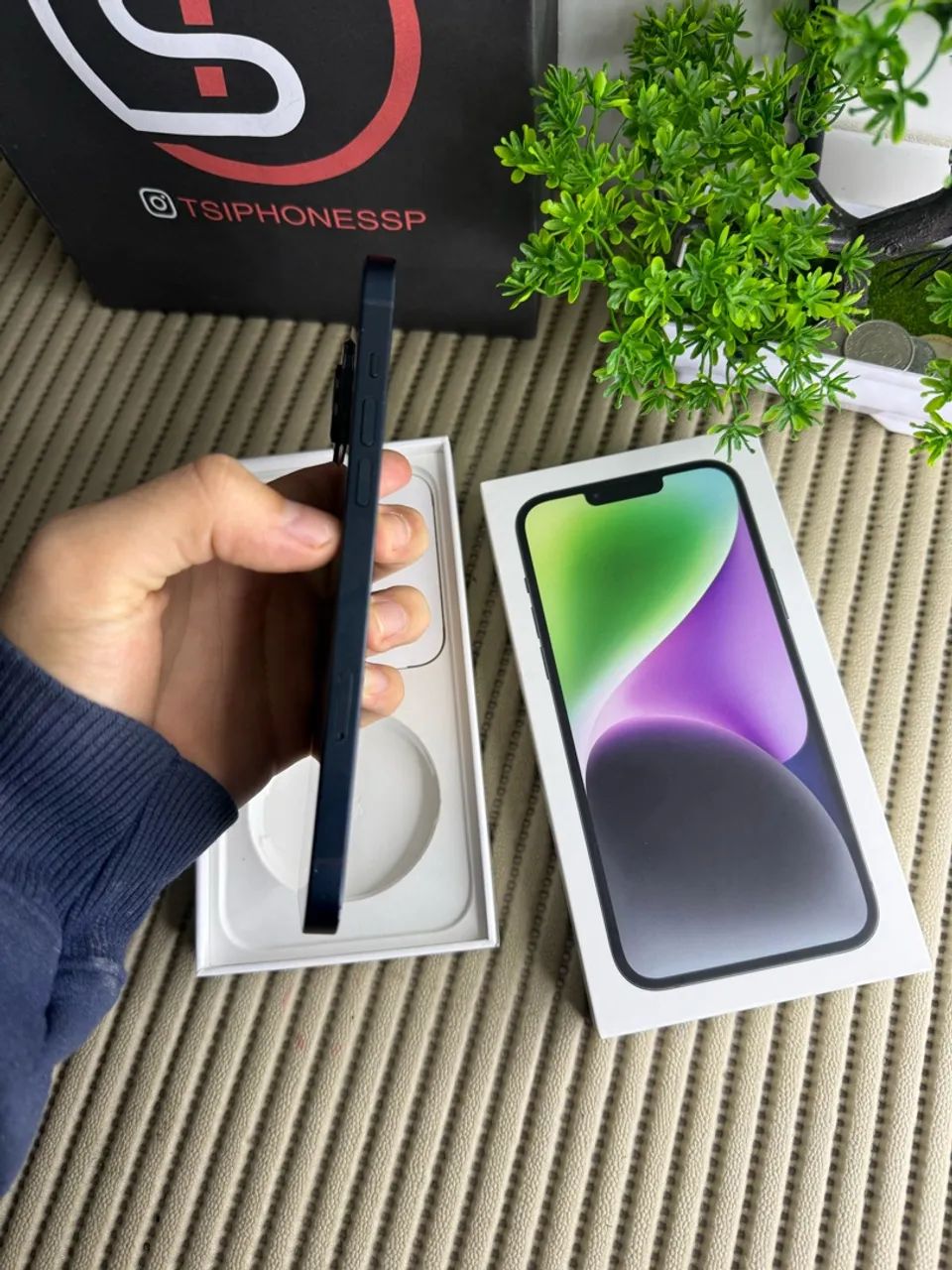 Iphone 14 plus 128GB bateria 87% todo original com caixa - Foto 2