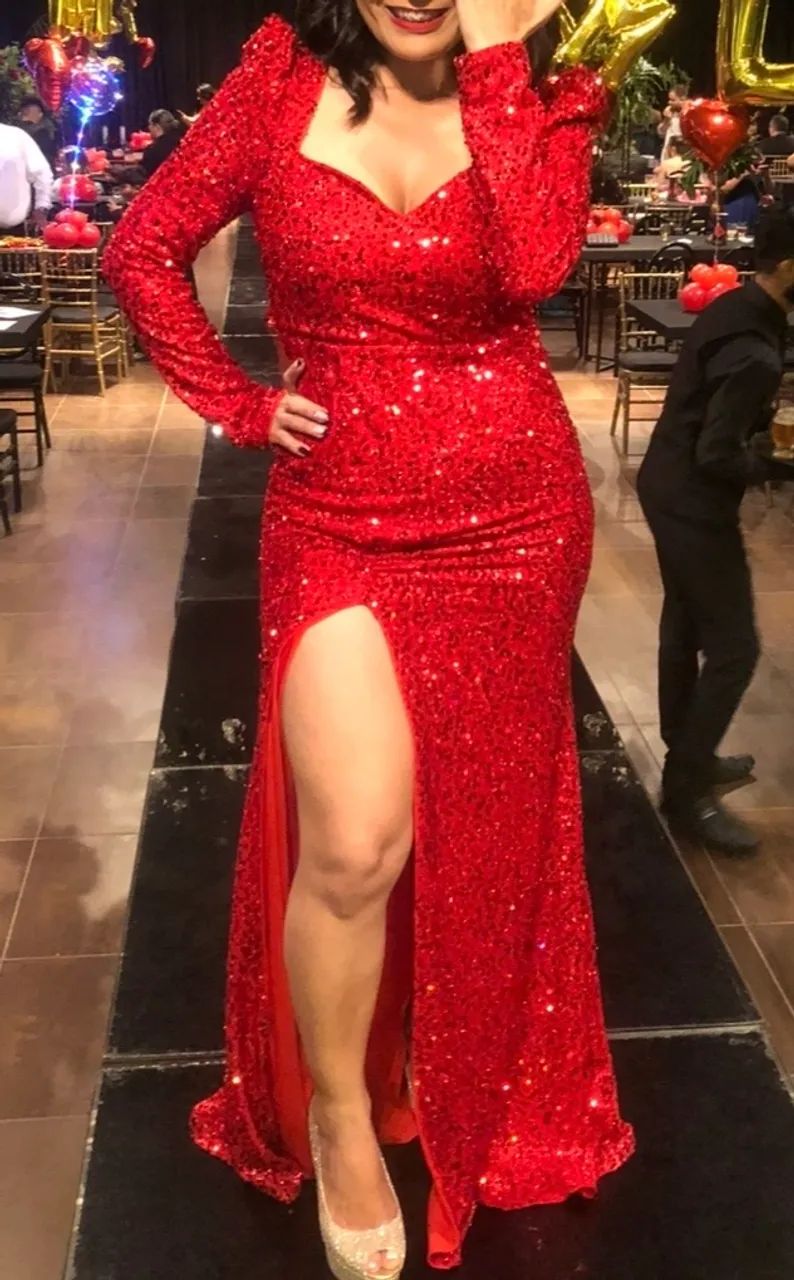 Vestido vermelho de festa  - Foto 2