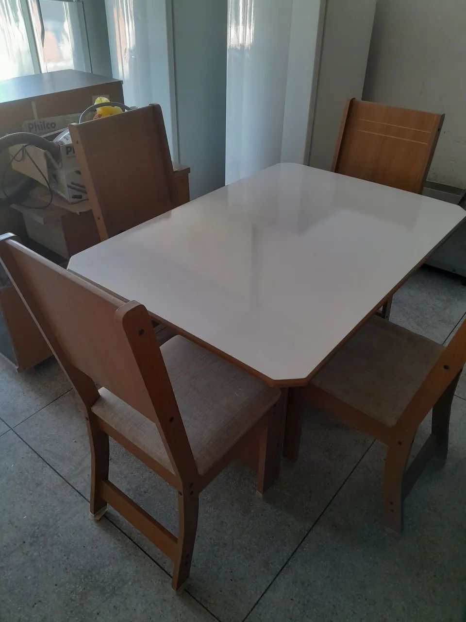 Mesa de jantar 4 cadeiras  - Foto 3