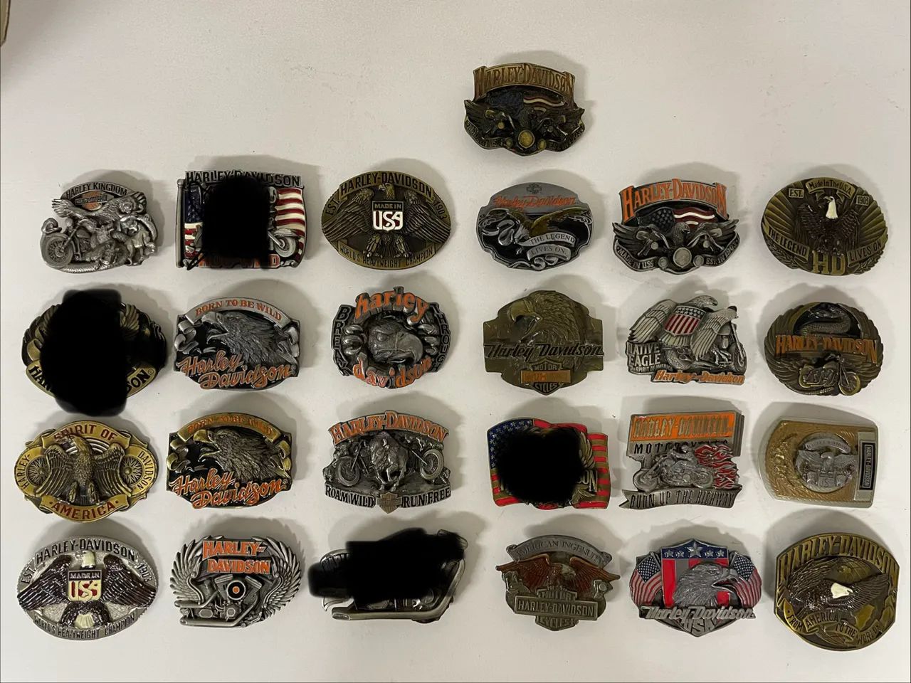 Fivelas originais Harley Davidson vintage - Foto 5