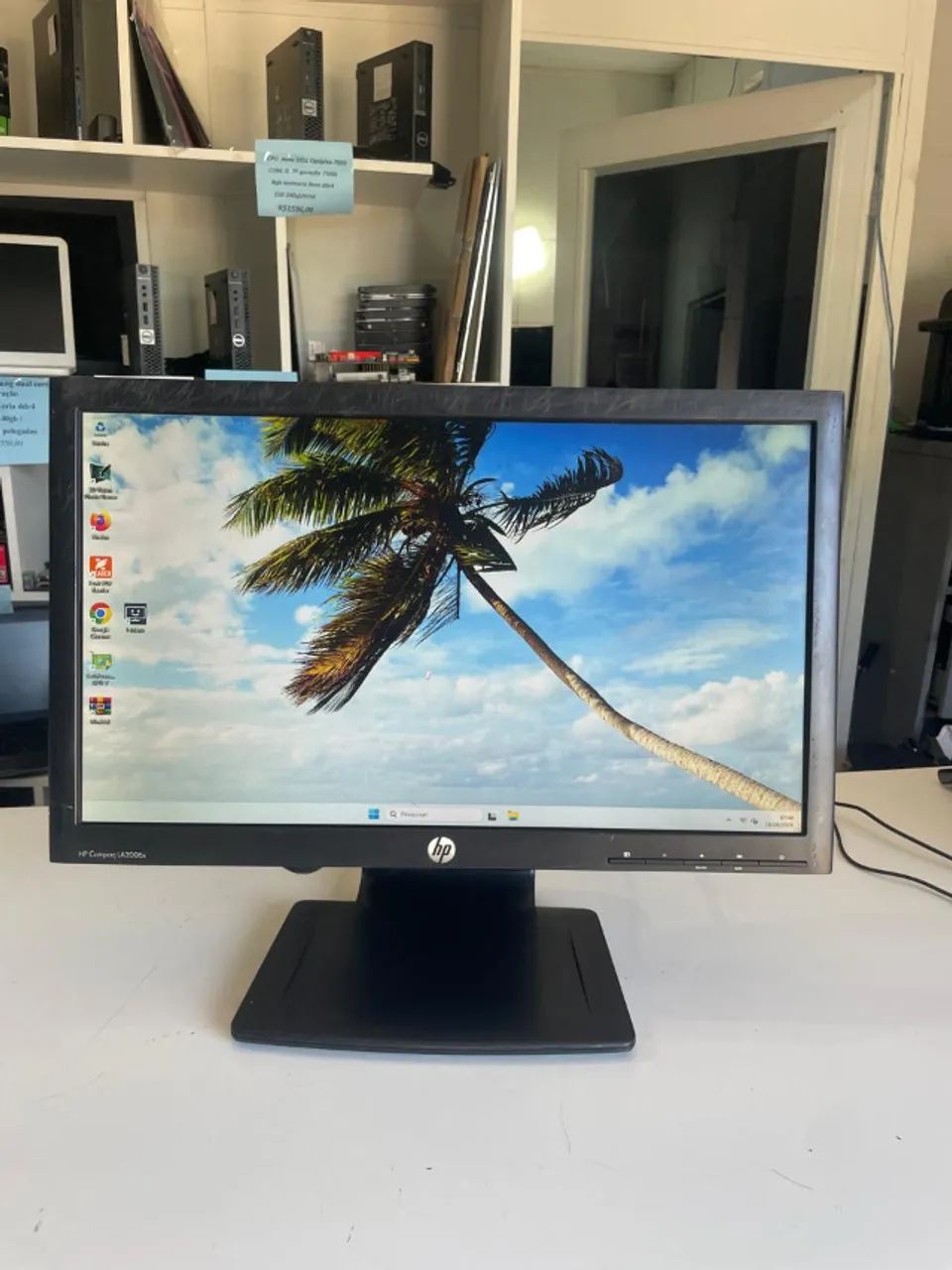 monitor 20 polegadas articulado HP  lcd/vga/DISPLAYPORT *detalhe* com garantia e nf - Foto 5