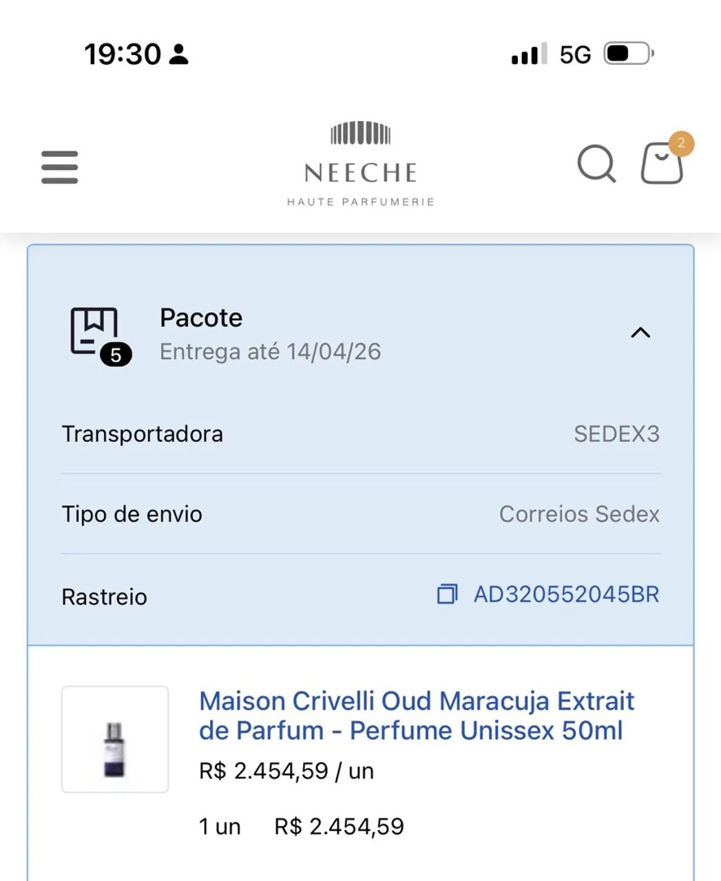 MAISON CRIVELLI OUD MARACUJÁ 50ML - Foto 3