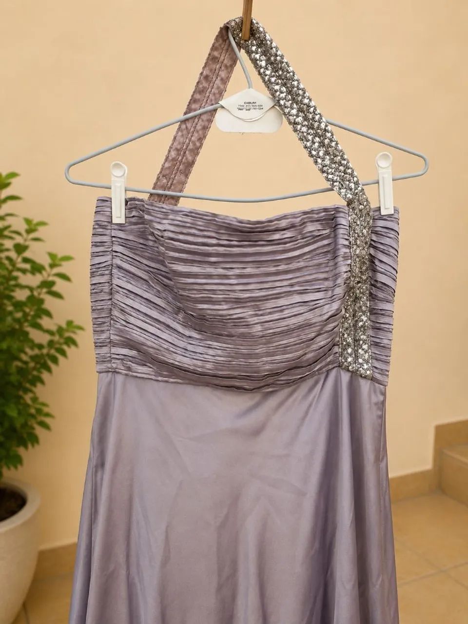 Vestido de festa em seda - Foto 4