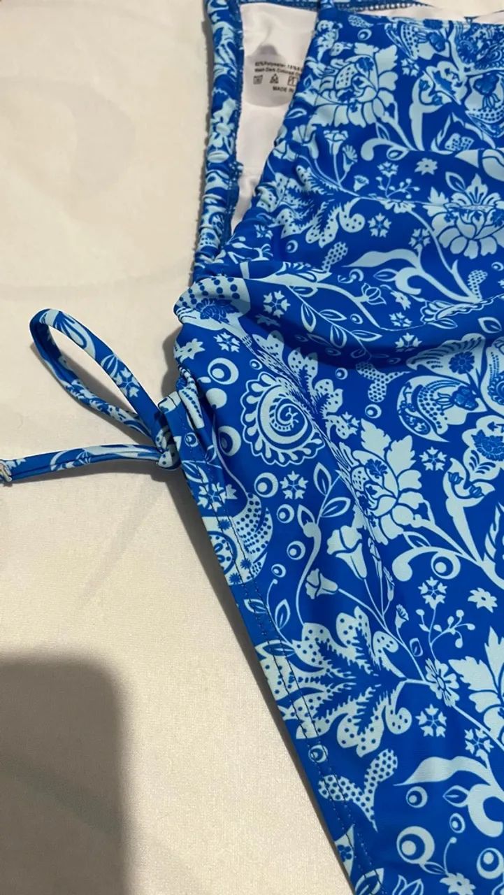 Maio Shein estampado azul  - Foto 3