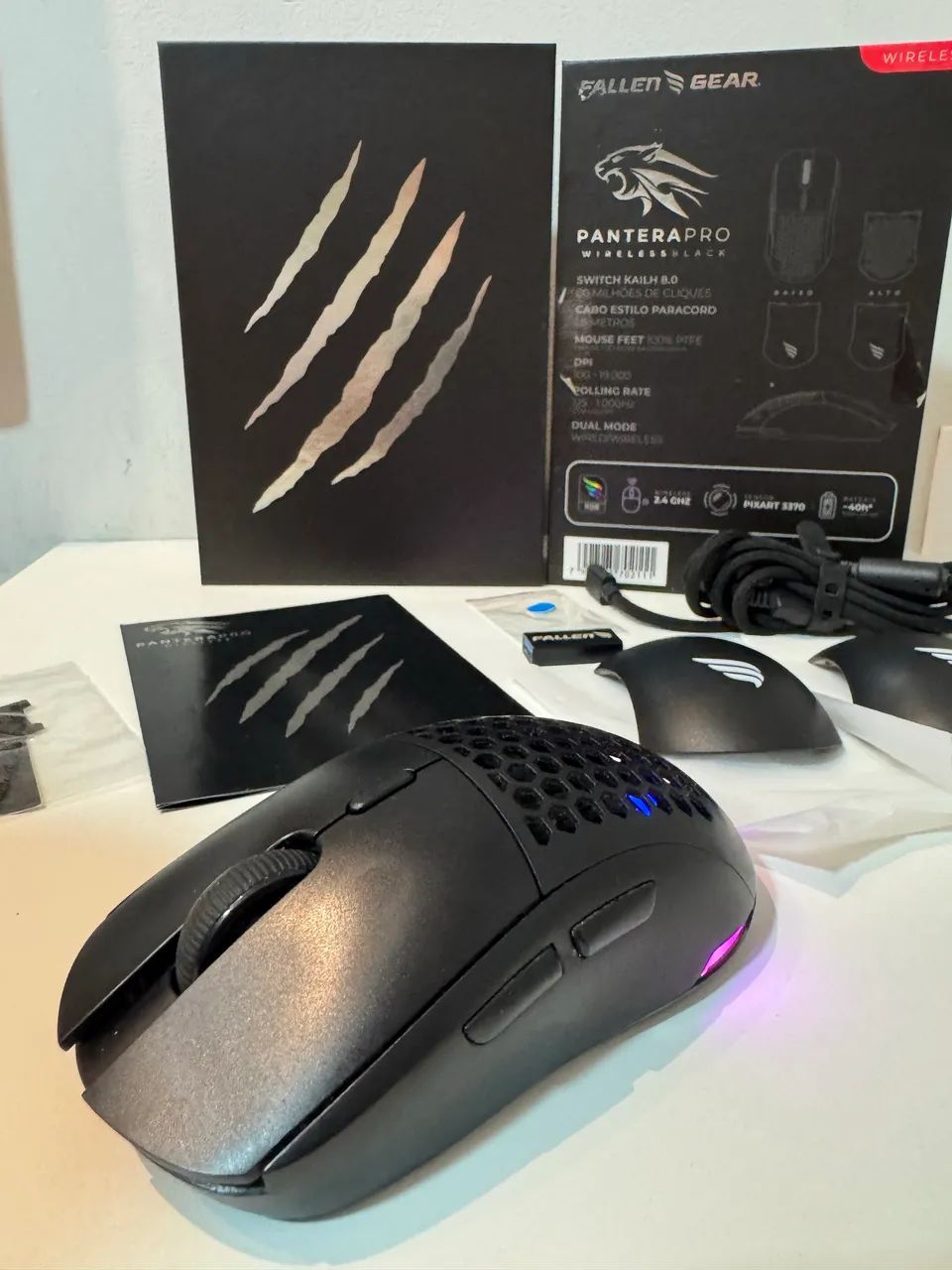 Mouse Gamer Pantera PRO Fallen - Foto 5