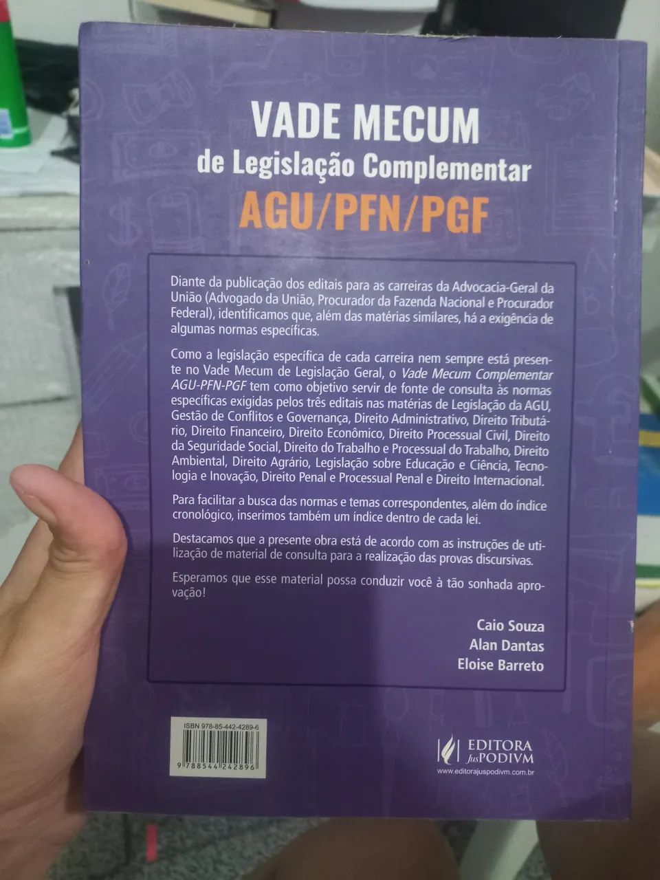 VADE MECUM de Legislação Complementar AGU/PFN/PGF - Foto 2