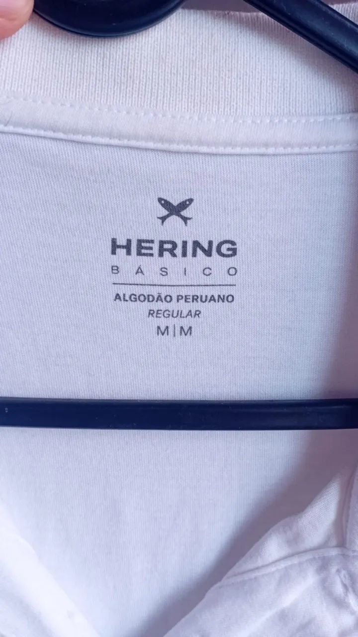 Camisa polo Hering algod'ao peruano - Foto 3