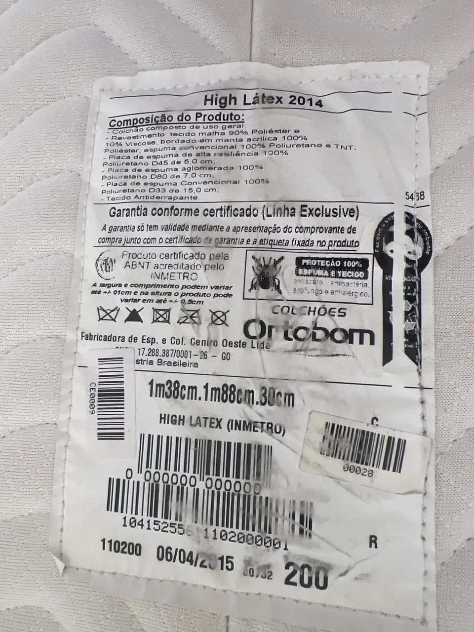 Cama box ortobom