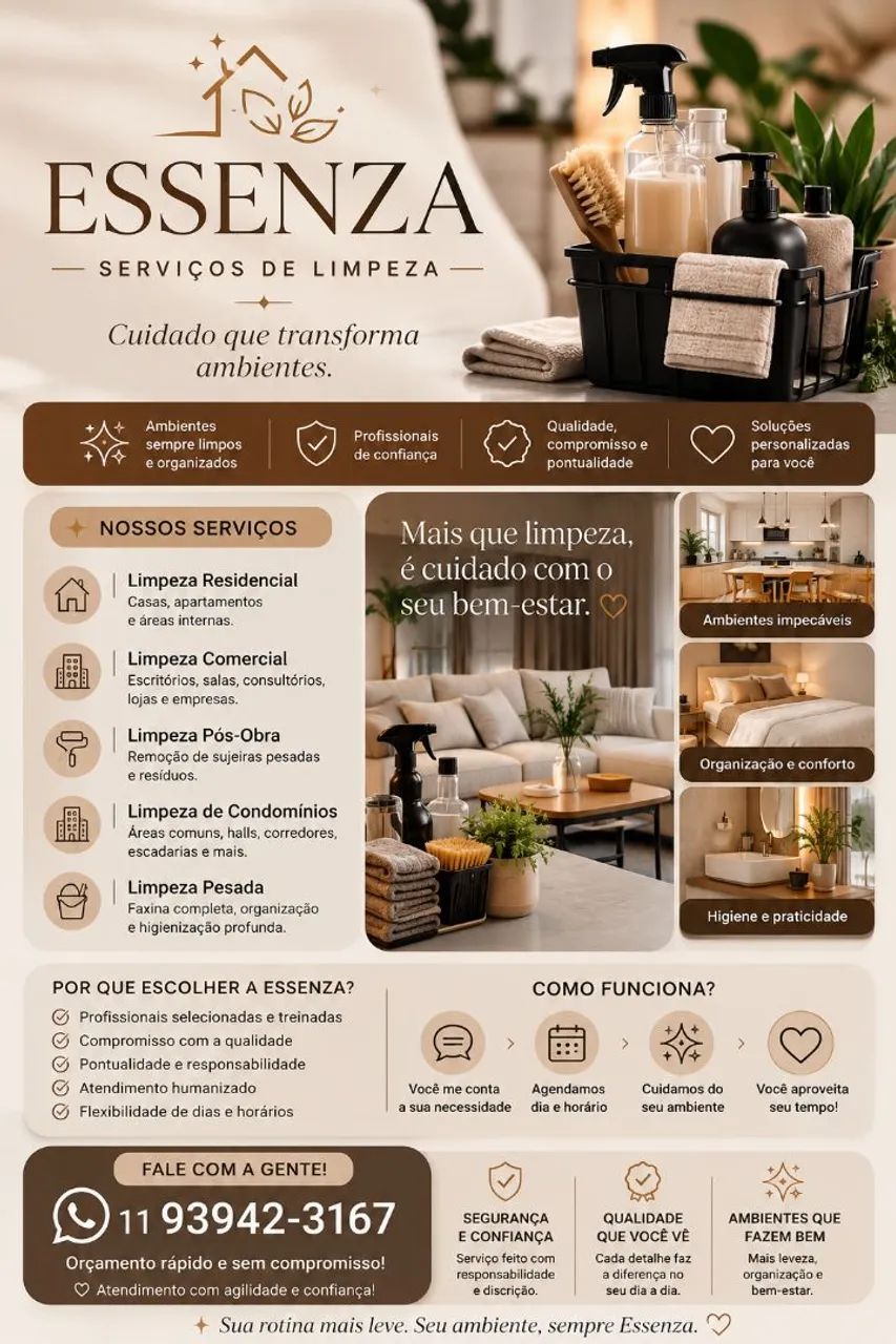 ESSENZA SERVIÇOS DE LIMPEZA