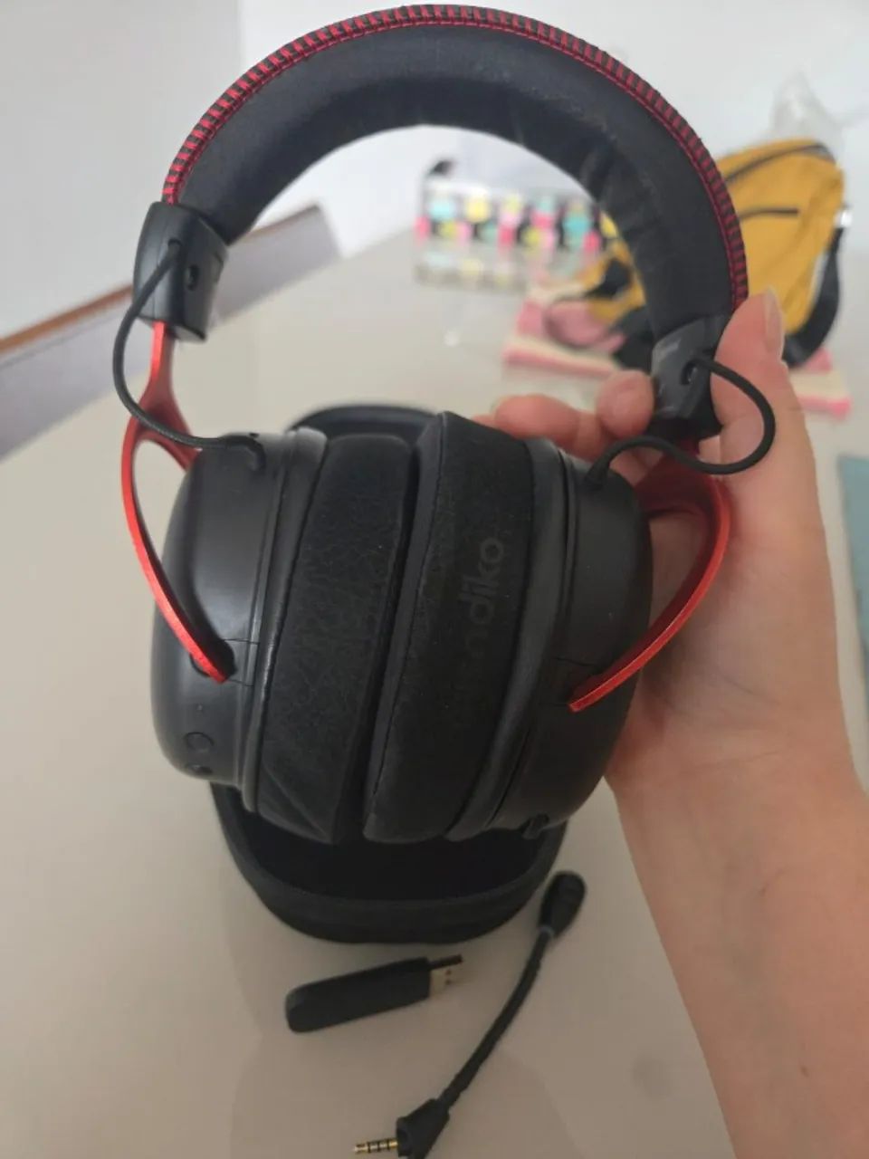 Headset HyperX Cloud 2 Wireless com case de transporte - Foto 2