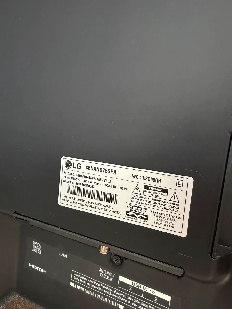 Tv LG 86 polegada - Foto 2