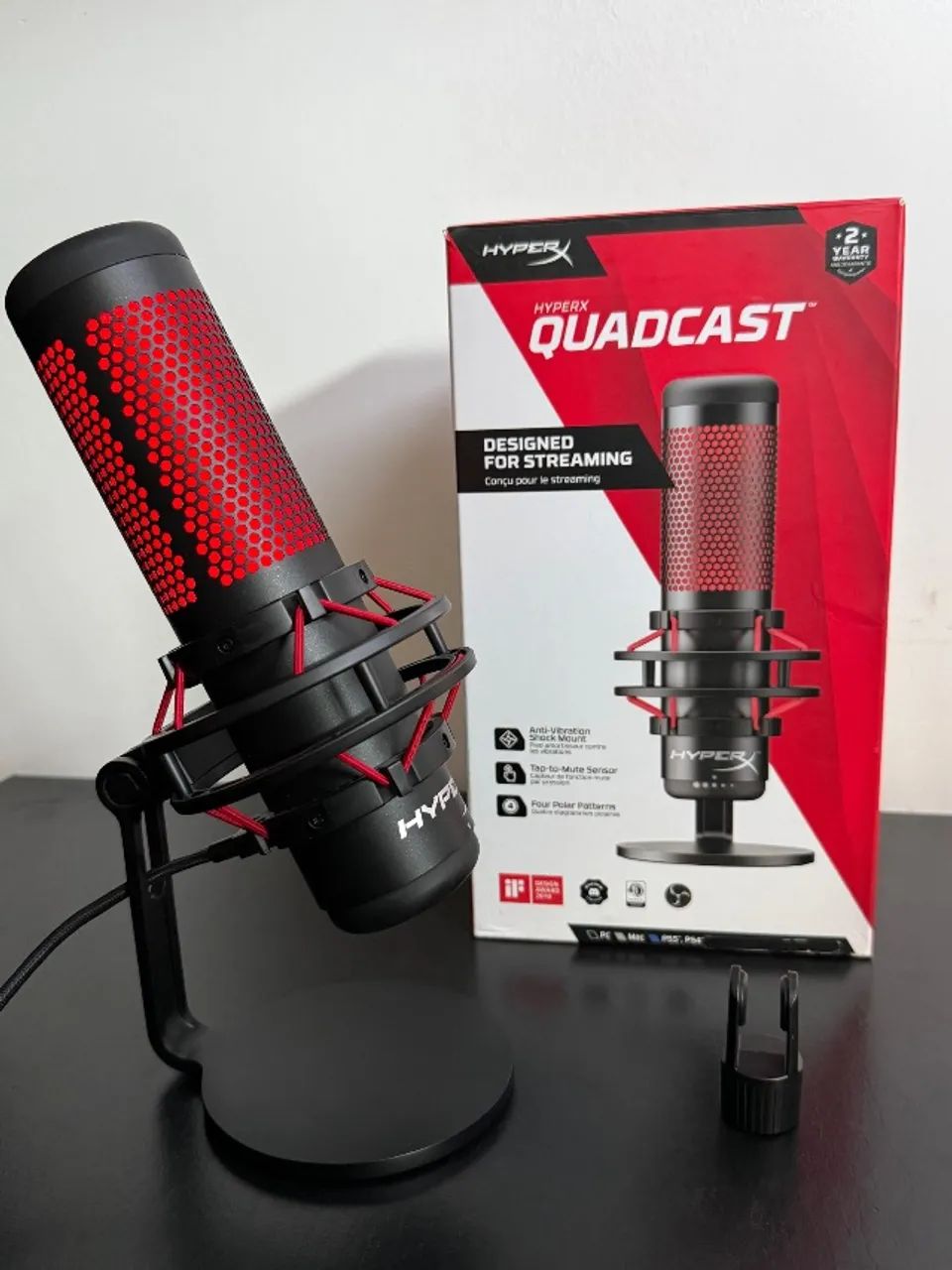 Microfone Hyperx Quadcast  - Foto 3
