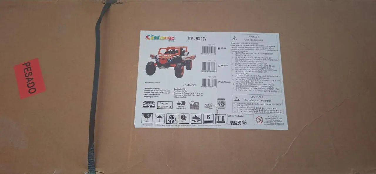 Carrinho elétrico infantil rosa - Foto 3