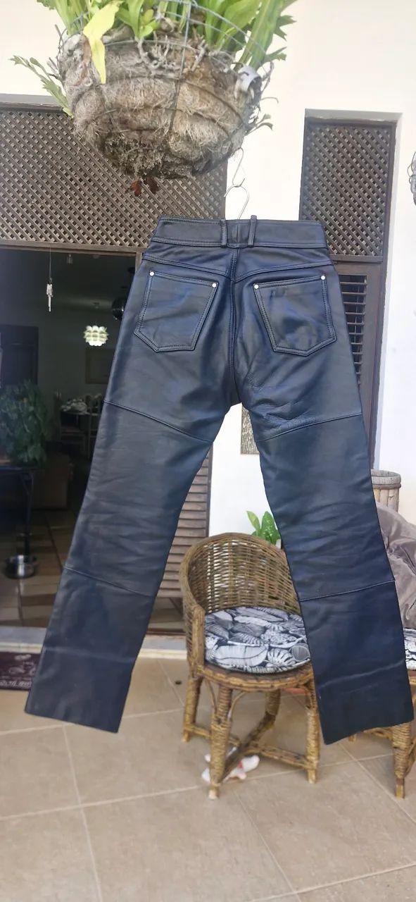 Calça moto de couro Hein Gericke - Foto 2