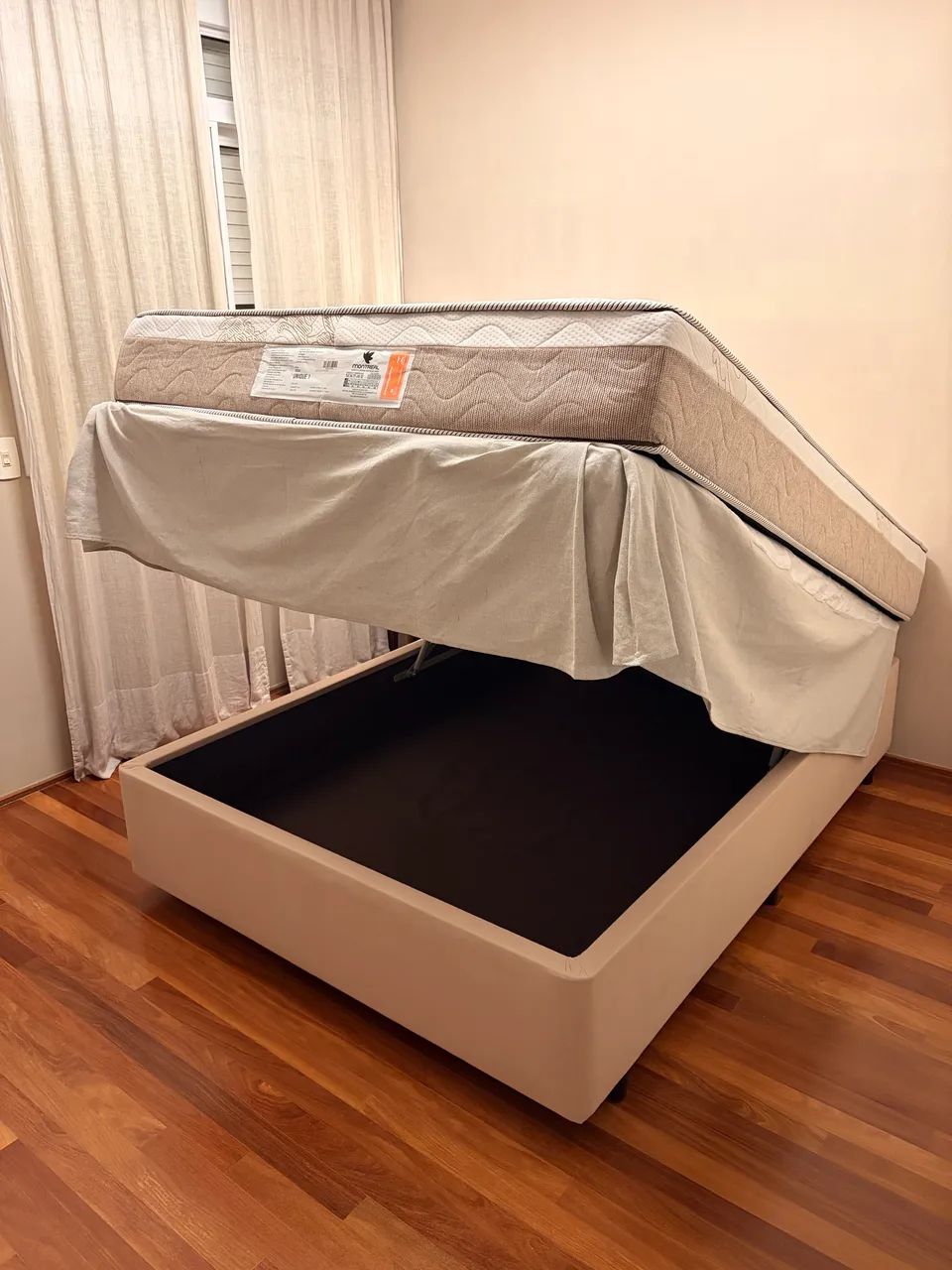 Cama box de casal em perfeito estado - Foto 5