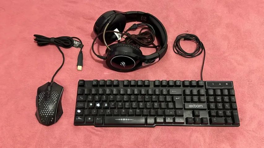 Kit gamer (Teclado, mouse e fone) - Foto 2