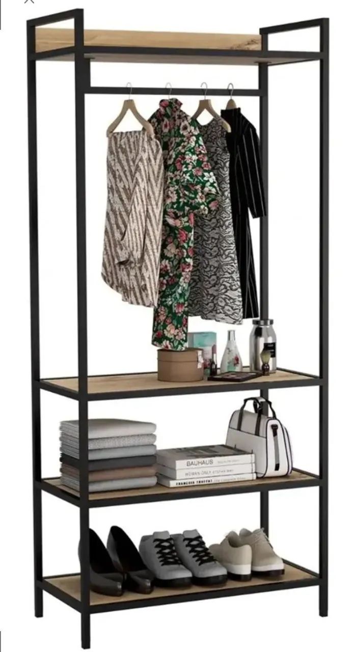 GUARDA ROUPA CLOSET STUDIO EM AÇO E MADEIRA  - Foto 3