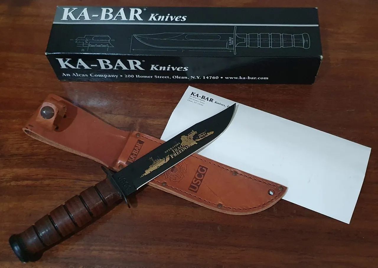 Faca Ka-bar - modelo Uscg 02-9135