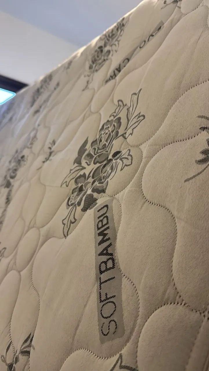 Cama casal bambu