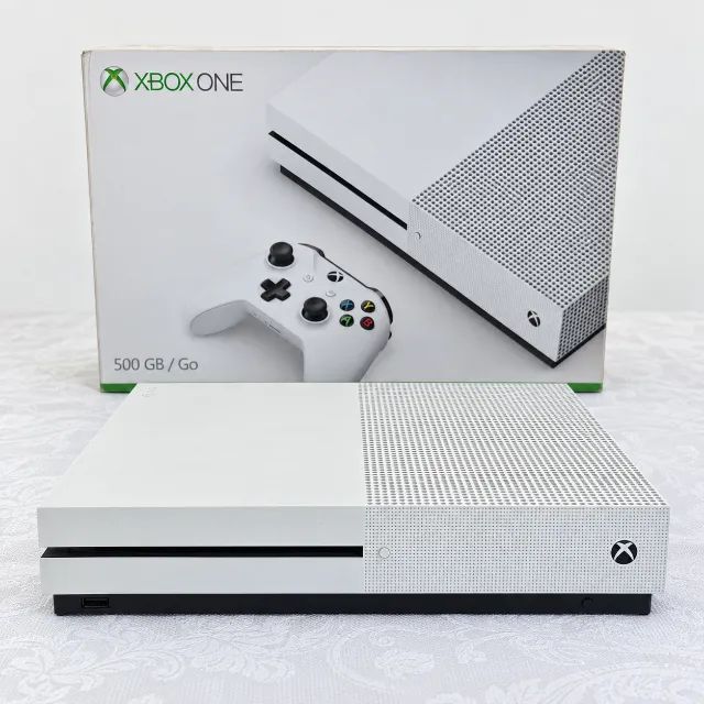Xbox One S 500 GB branco original Microsoft - Foto 4