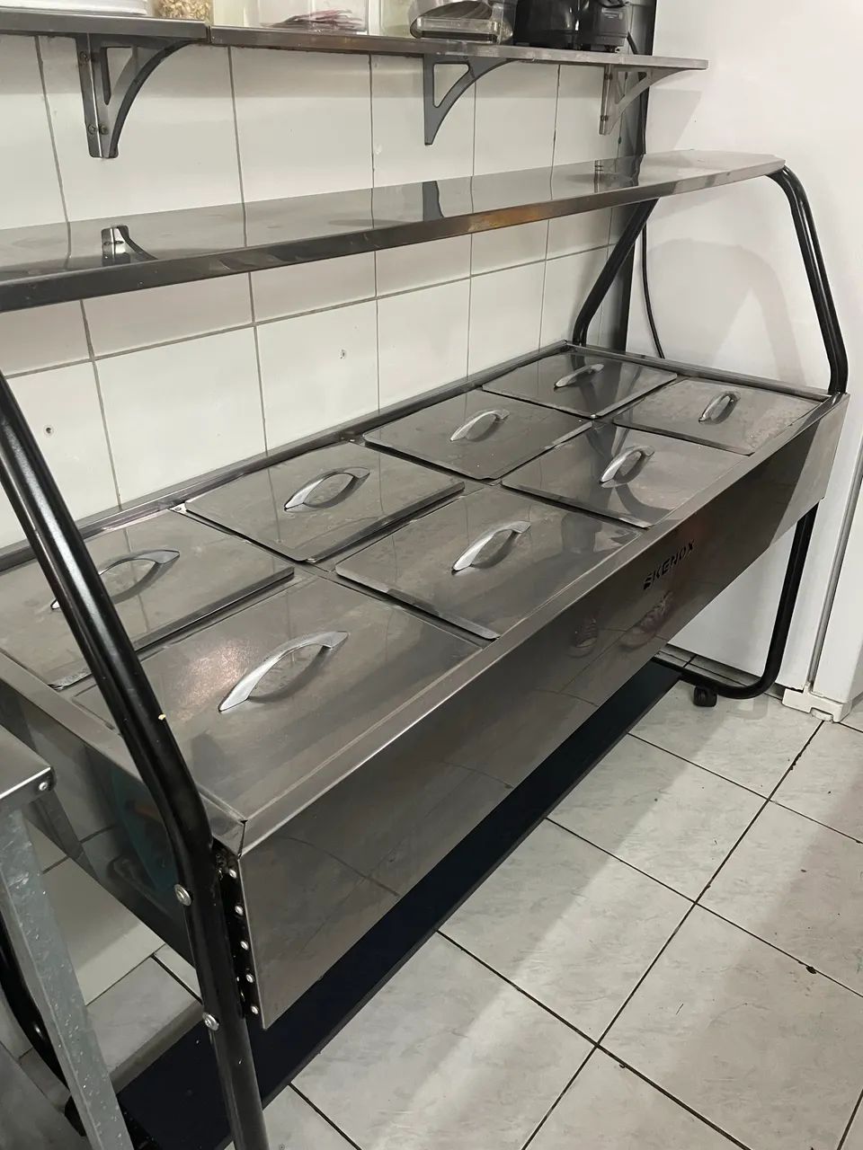 ? Buffet térmico em inox - praticamente novo! ?